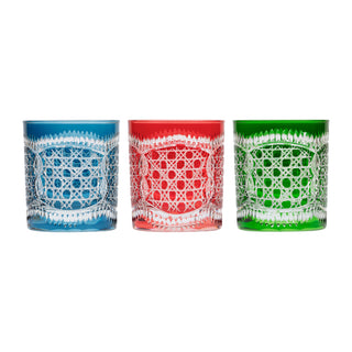 Opulent Colored Whiskey Glasses
