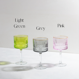 Verve Colored Crystal Wine Goblet