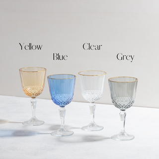 Spectra Vintage Colored Wine Glasses