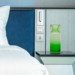 Green Bedside Carafe and Glass Set