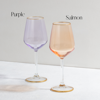 Maria Colored Wine Glasses