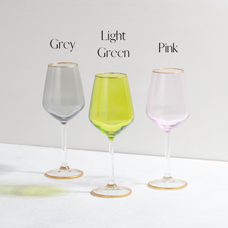 Maria Colored Wine Glasses