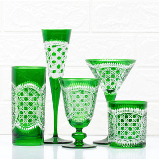 Opulent Colored Whiskey Glasses
